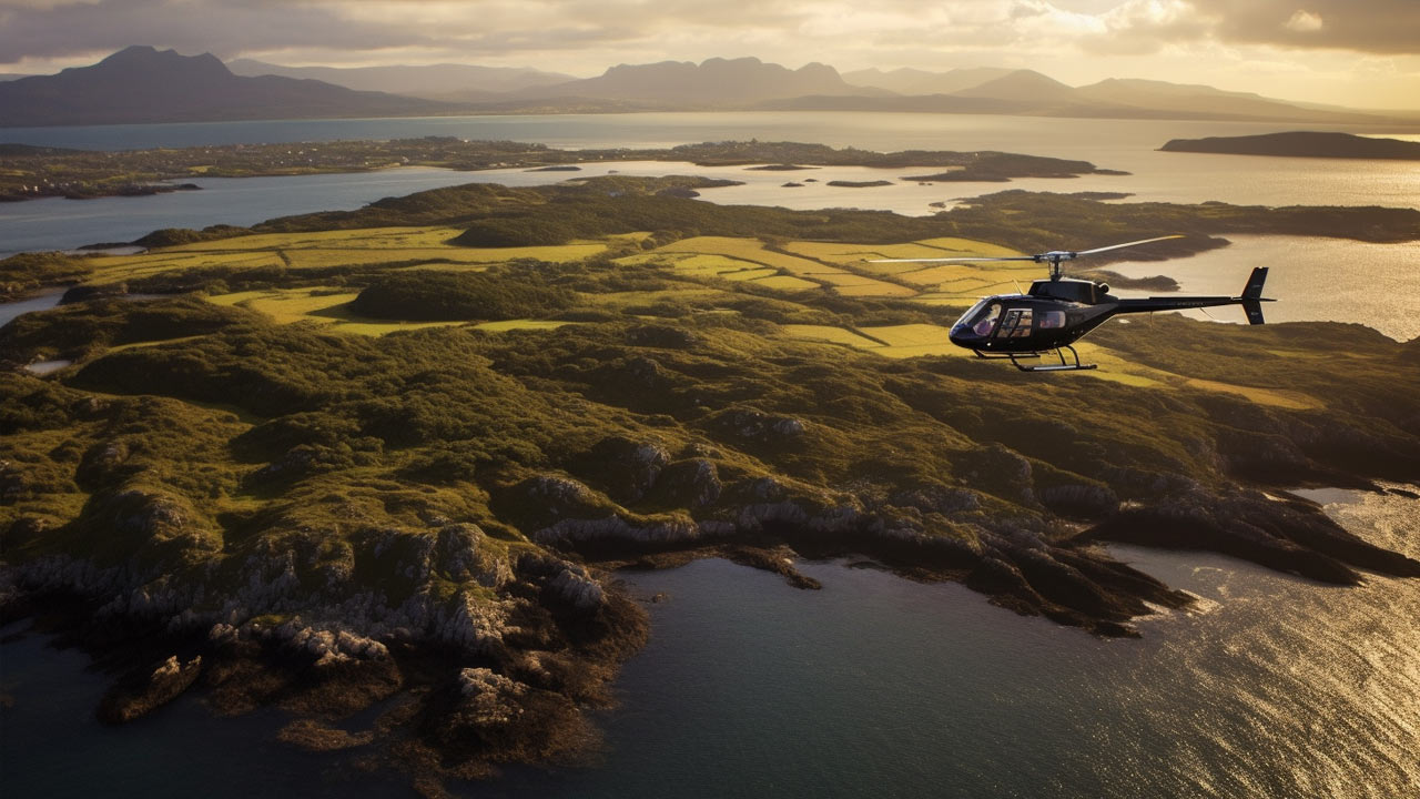 img Die gruene Insel von oben Eine Helikopter Tour ueber Irland