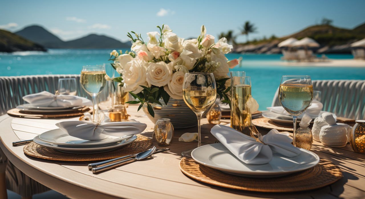img Luxusyacht als Hochzeitsreise Segeln in der Karibik