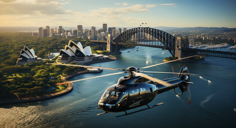 img Sydney aus der Luft Eine Helikopter Tour ueber die Harbour Bridge und das Opernhaus