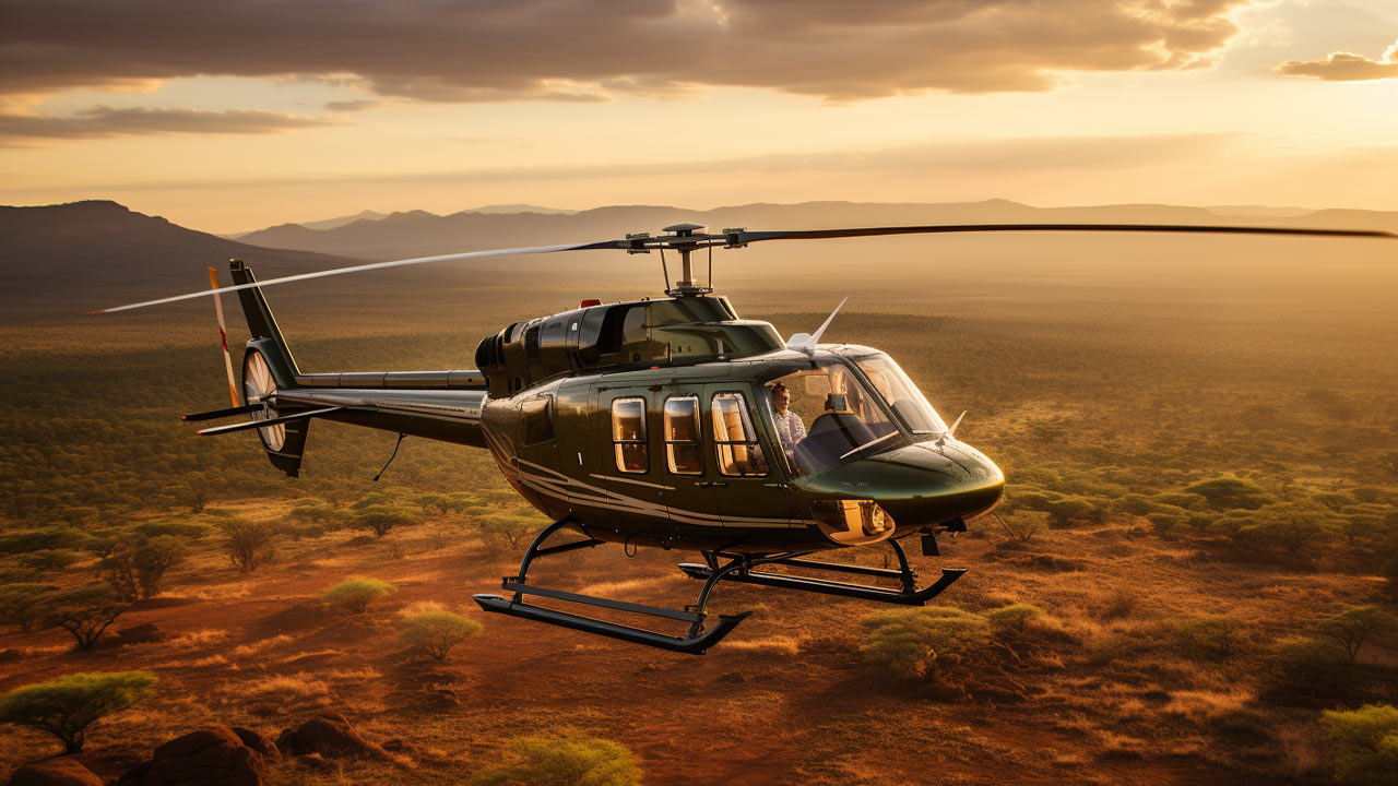 img Das ultimative Safari Erlebnis Helikopter Touren in Afrika