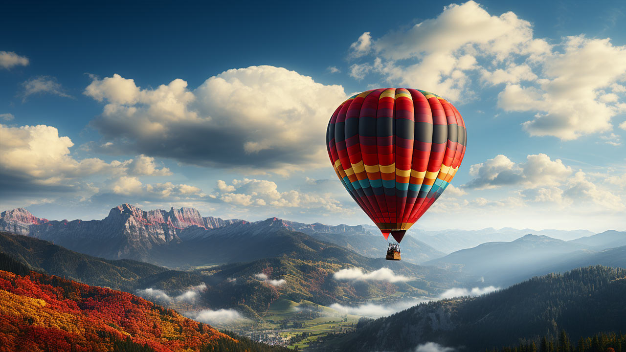 Die Welt aus der Luft: Heißluftballonfahren und seine Faszination